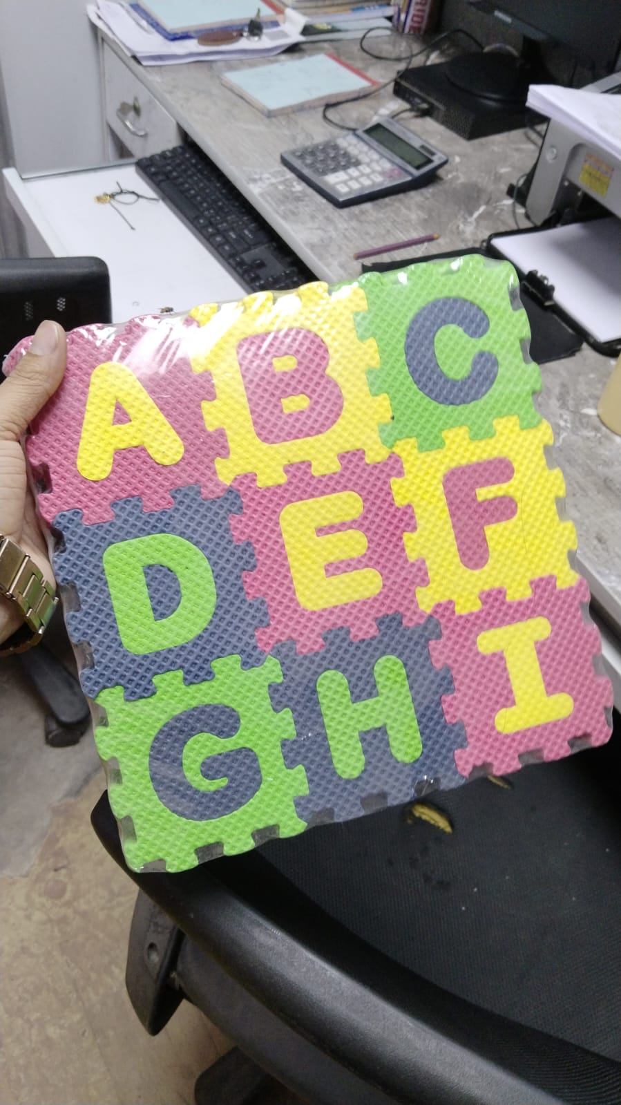 Alphabet interlocking kids flooring image